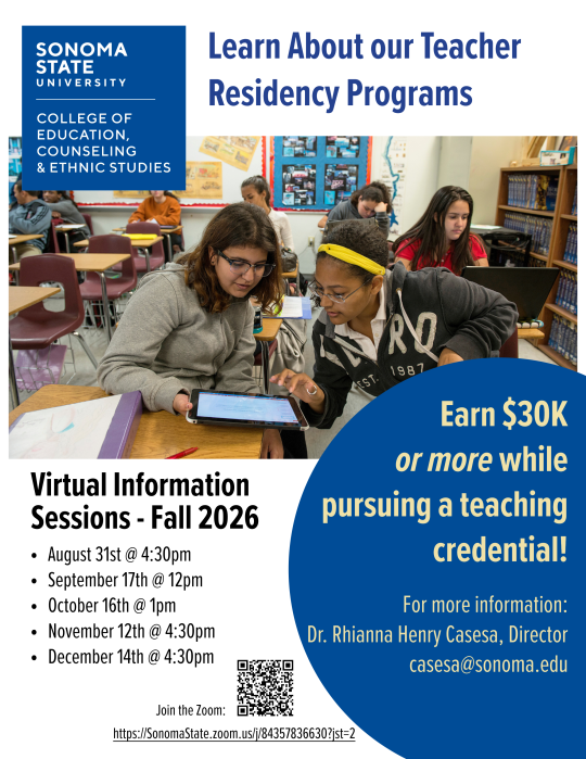 Residency Info Session Flyer