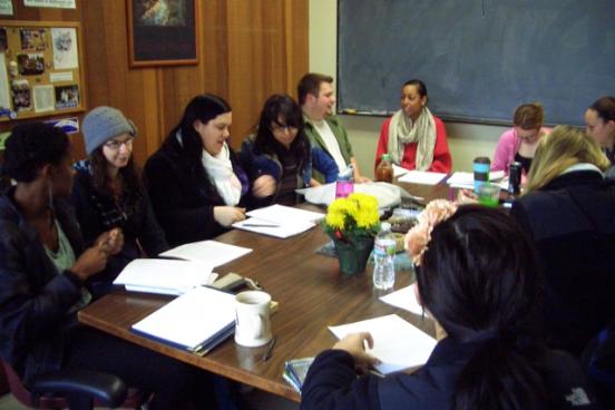 Students in Seminar Class
