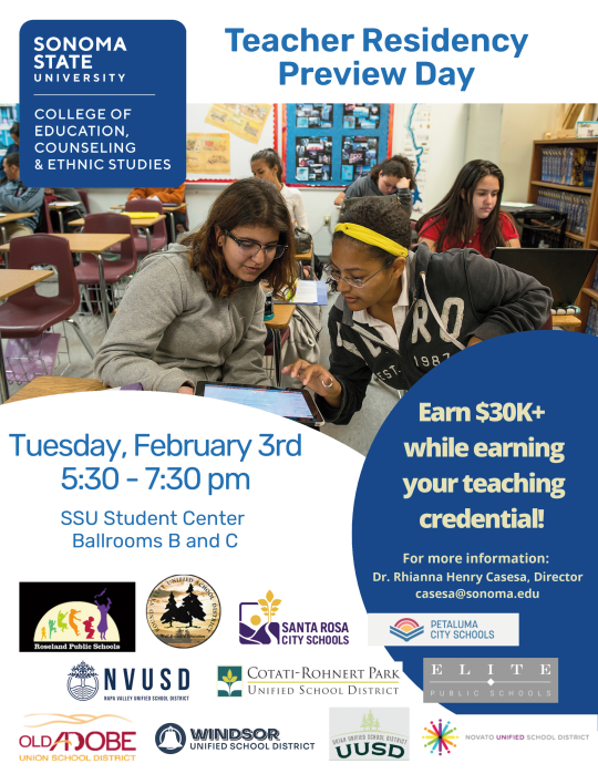 Residency Preview Day Flyer